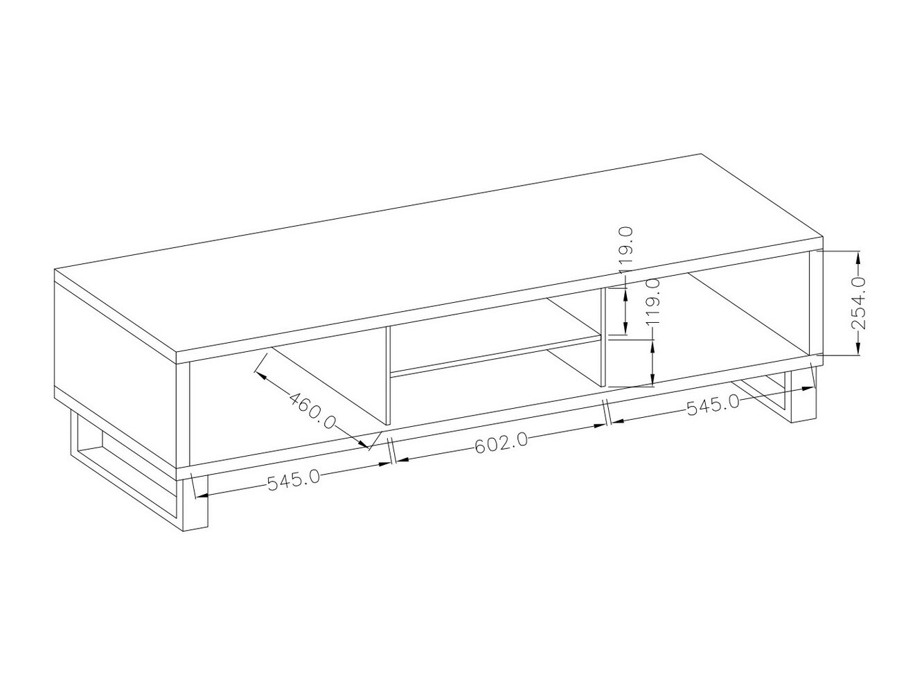 TV-állvány Avicavu 101 (Wotan tölgy + Fekete)