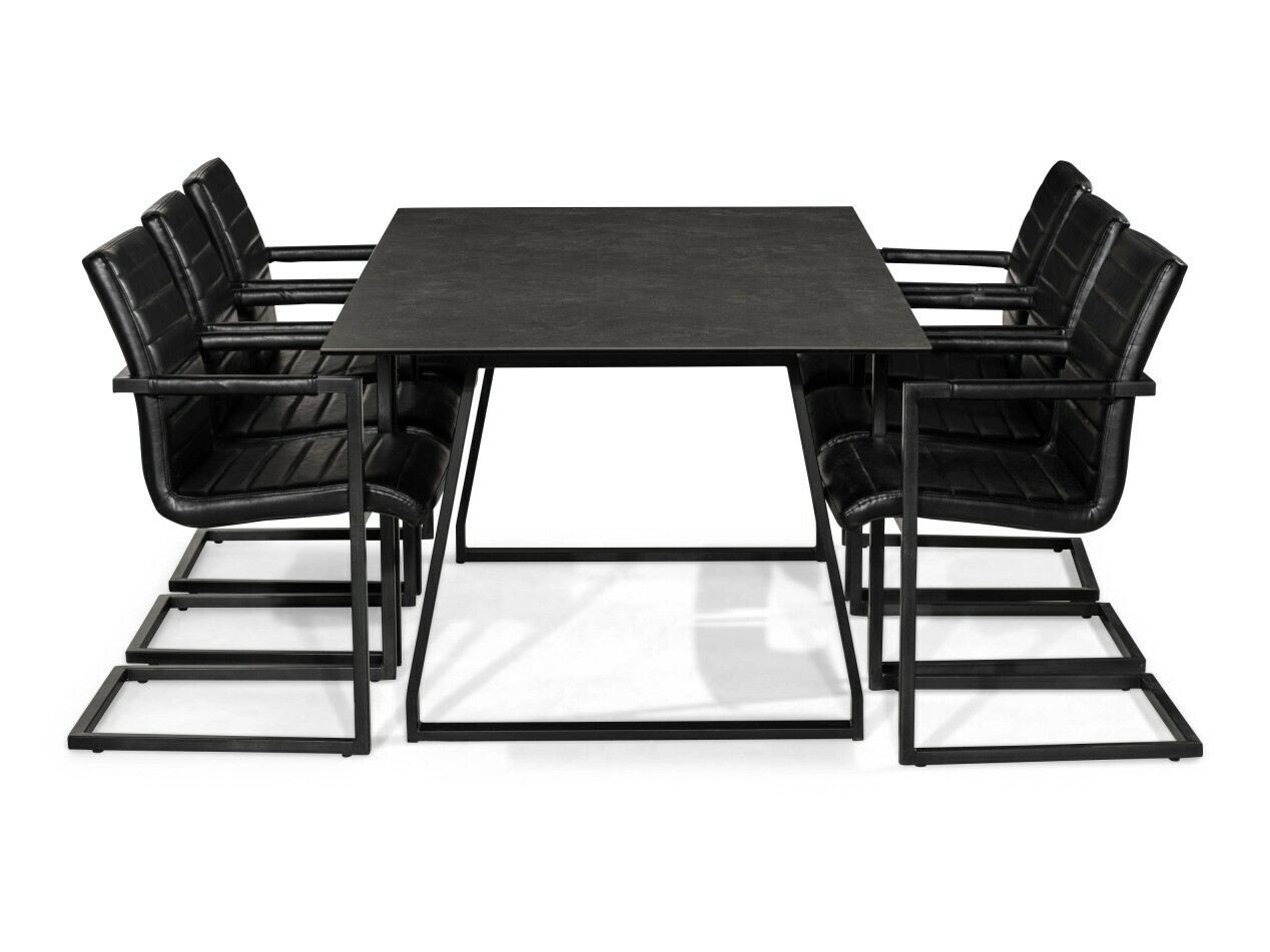 Étkezőgarnitúra Scandinavian Choice 738 (Fekete)