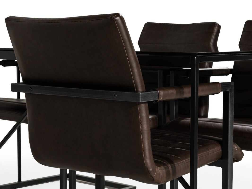 Étkezőgarnitúra Scandinavian Choice 739 (Barna)