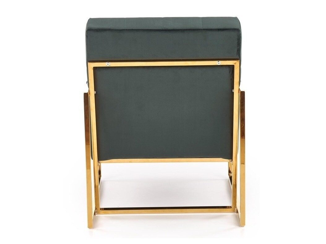 Fotel Houston 886 (Sötétzöld + Aranysárga)