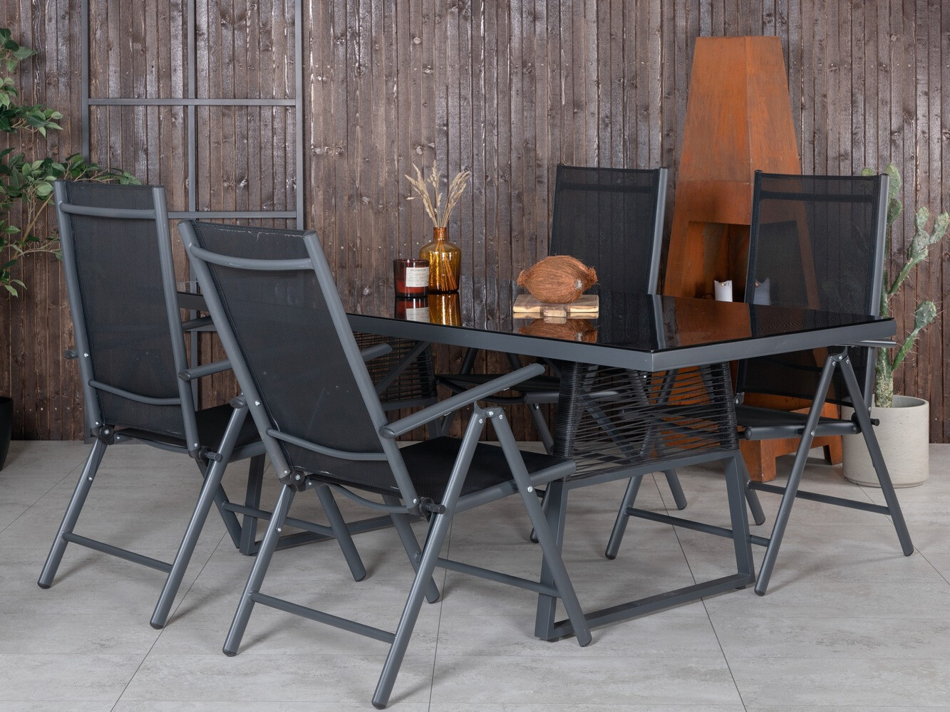 Asztal és szék garnitúra Dallas 1041