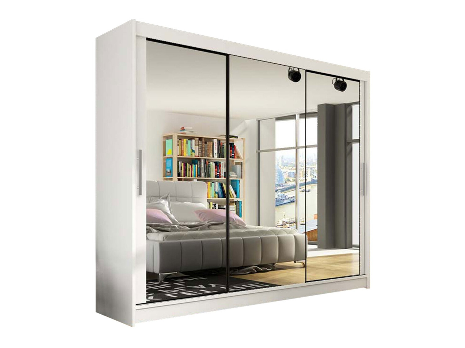 Gardróbszekrény Closico Ordo III (Fehér)