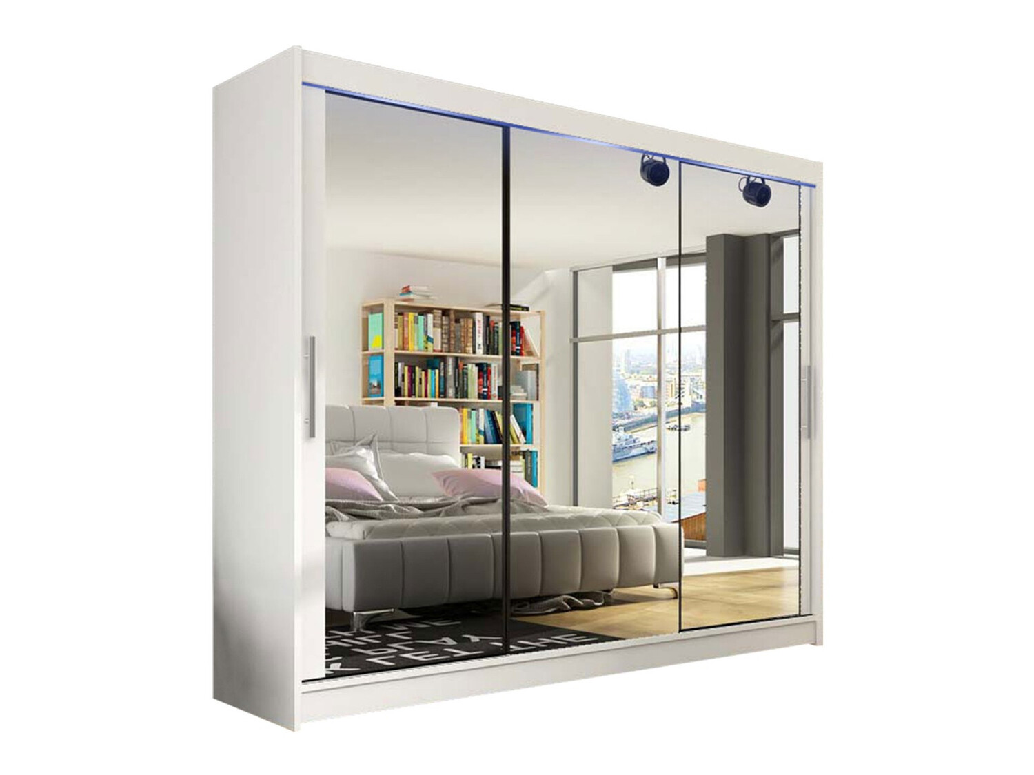 Gardróbszekrény Closico Ordo III (Fehér)