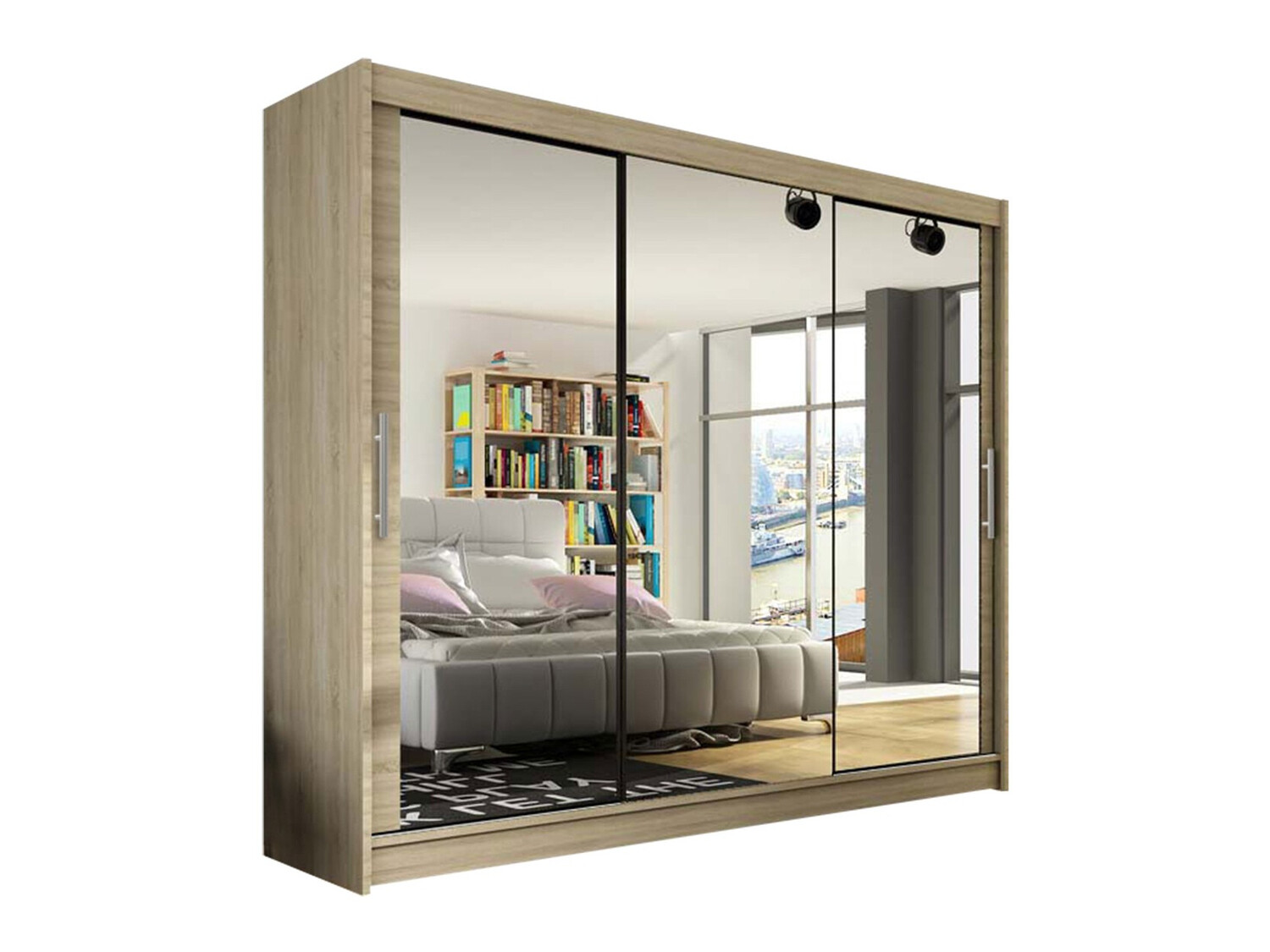 Gardróbszekrény Closico Ordo III (Sonoma tölgy)