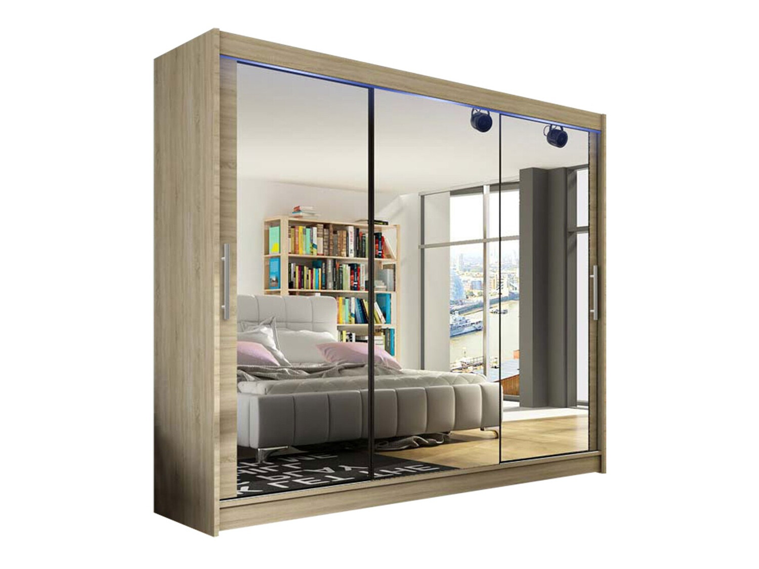 Gardróbszekrény Closico Ordo III (Sonoma tölgy)