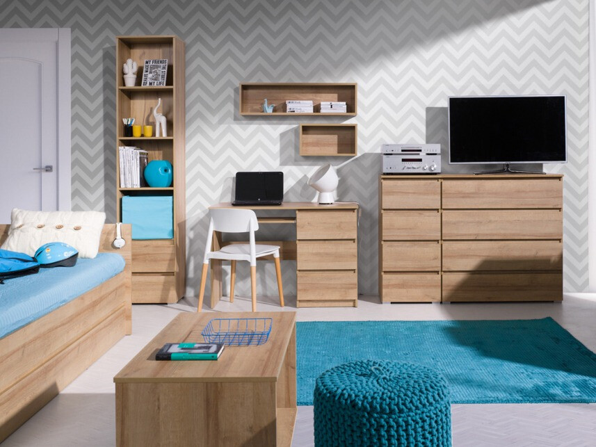 Íróasztal Cirdora 108 (Riviera tölgy)