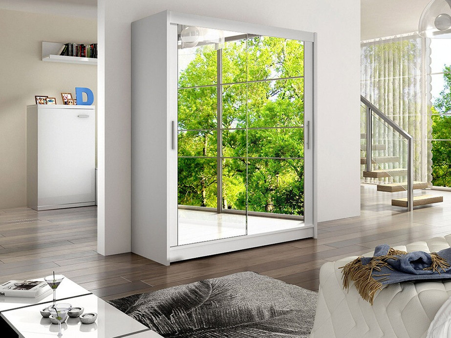 Gardróbszekrény Closico 127 (Fehér)