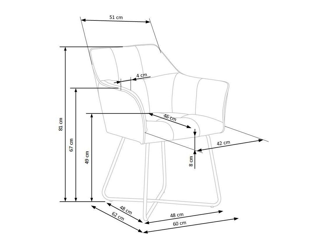 Szék Houston 834 (Bézs)