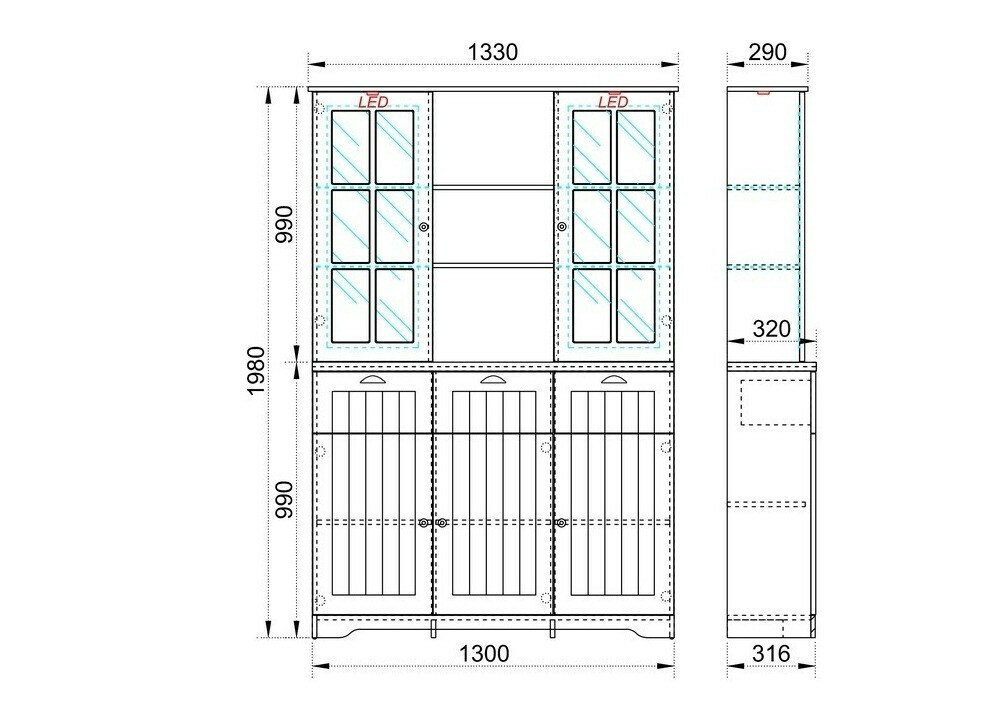 Könyvespolc Daldali 101