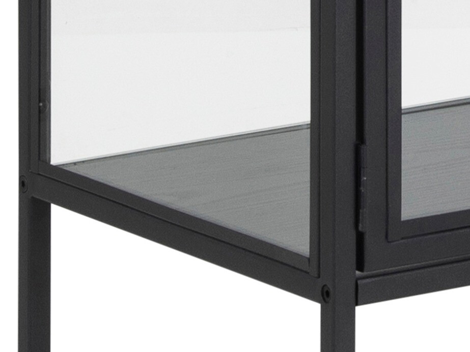 Könyvespolc Norsica Sevferi 142 (Fekete hamu + Fekete)