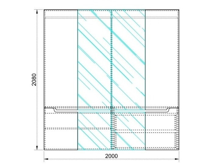 Gardróbszekrény Portland 481