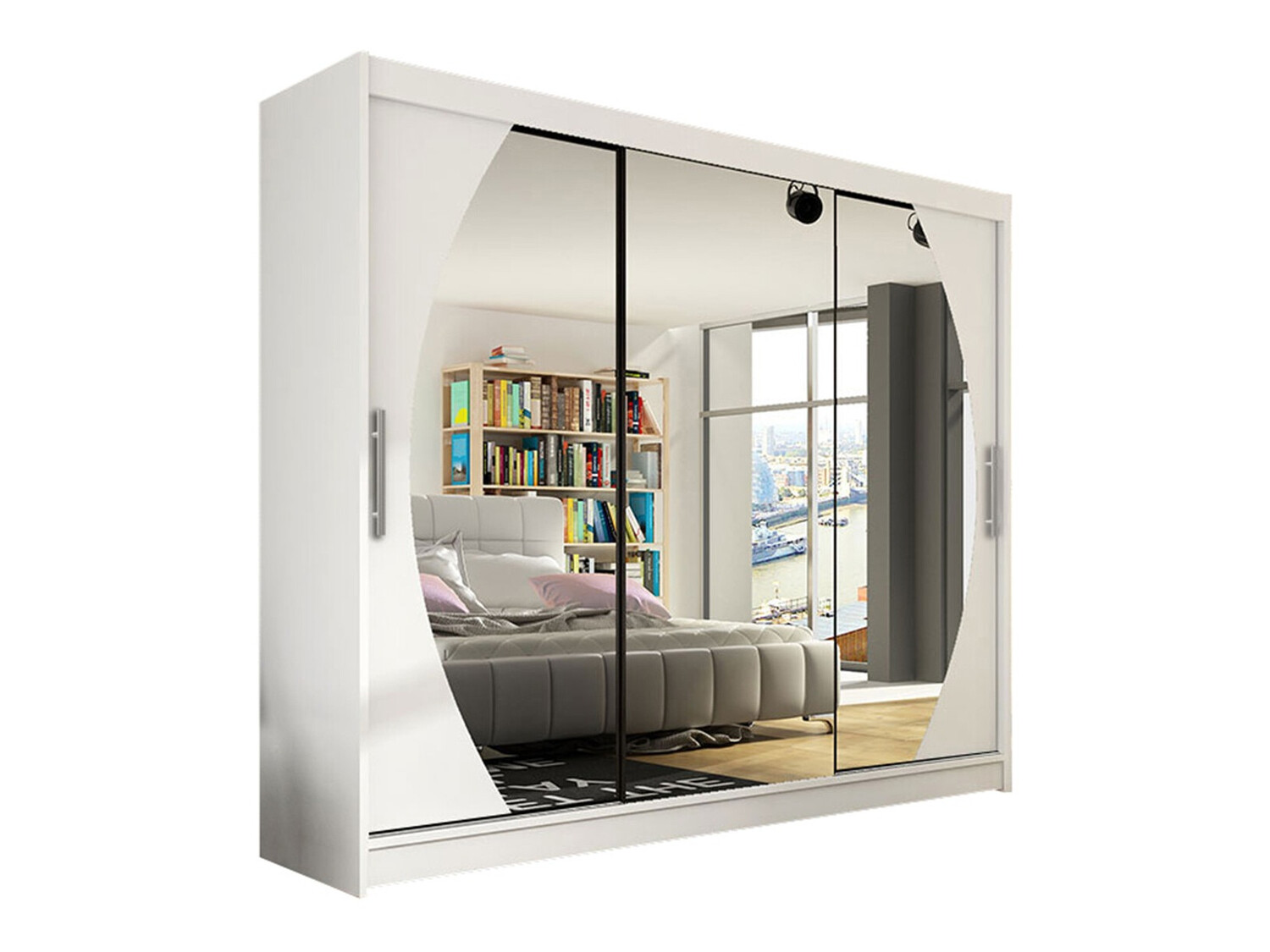 Gardróbszekrény Closico 130 (Fehér)