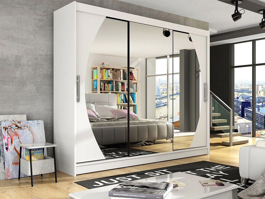 Gardróbszekrény Closico Ordo V (Fehér)