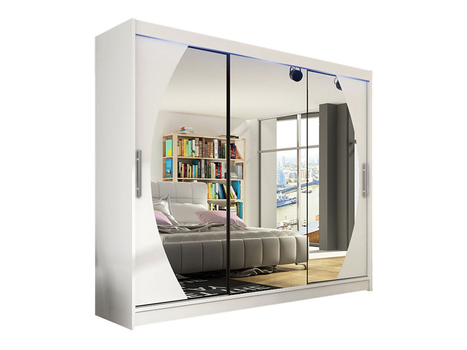 Gardróbszekrény Closico Ordo V (Fehér)