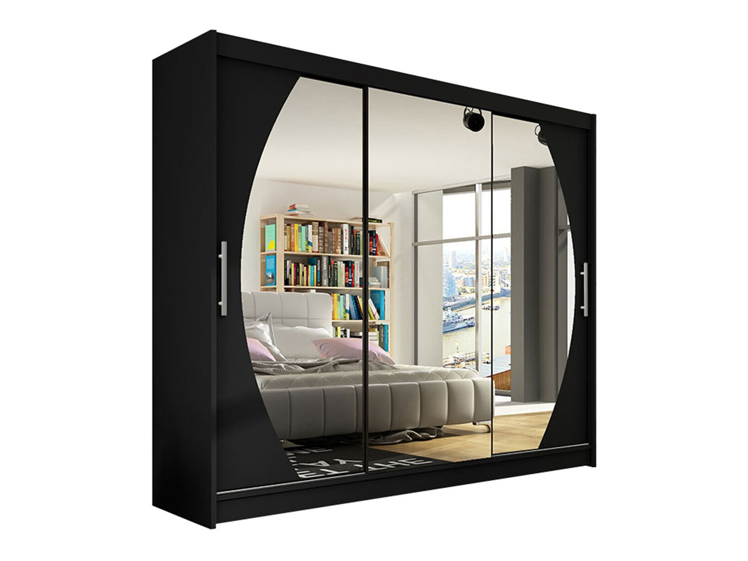 Gardróbszekrény Closico Ordo V (Fekete)