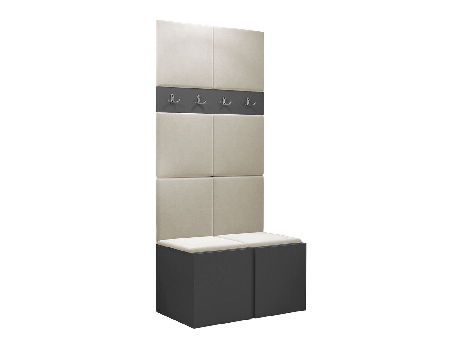 Előszoba garnitúra Pinis IV (Grafit)