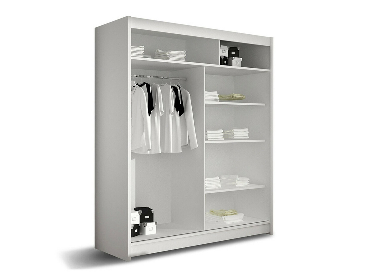 Gardróbszekrény Closico 110 (Fehér)