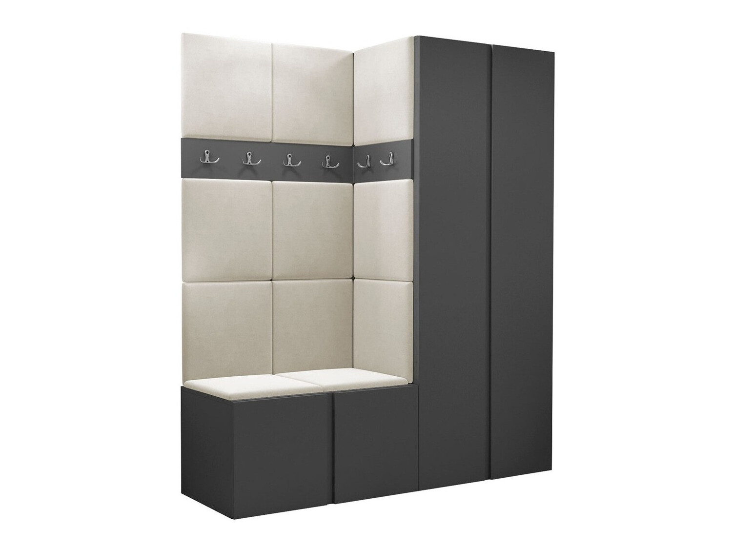 Előszoba garnitúra Hartford 266 (Grafit)