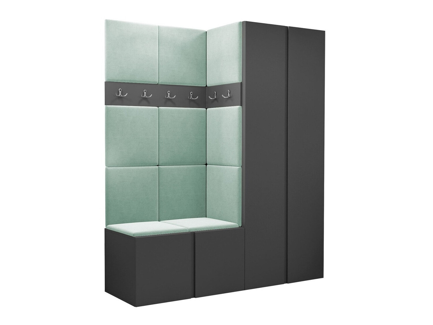 Előszoba garnitúra Hartford 266 (Grafit)