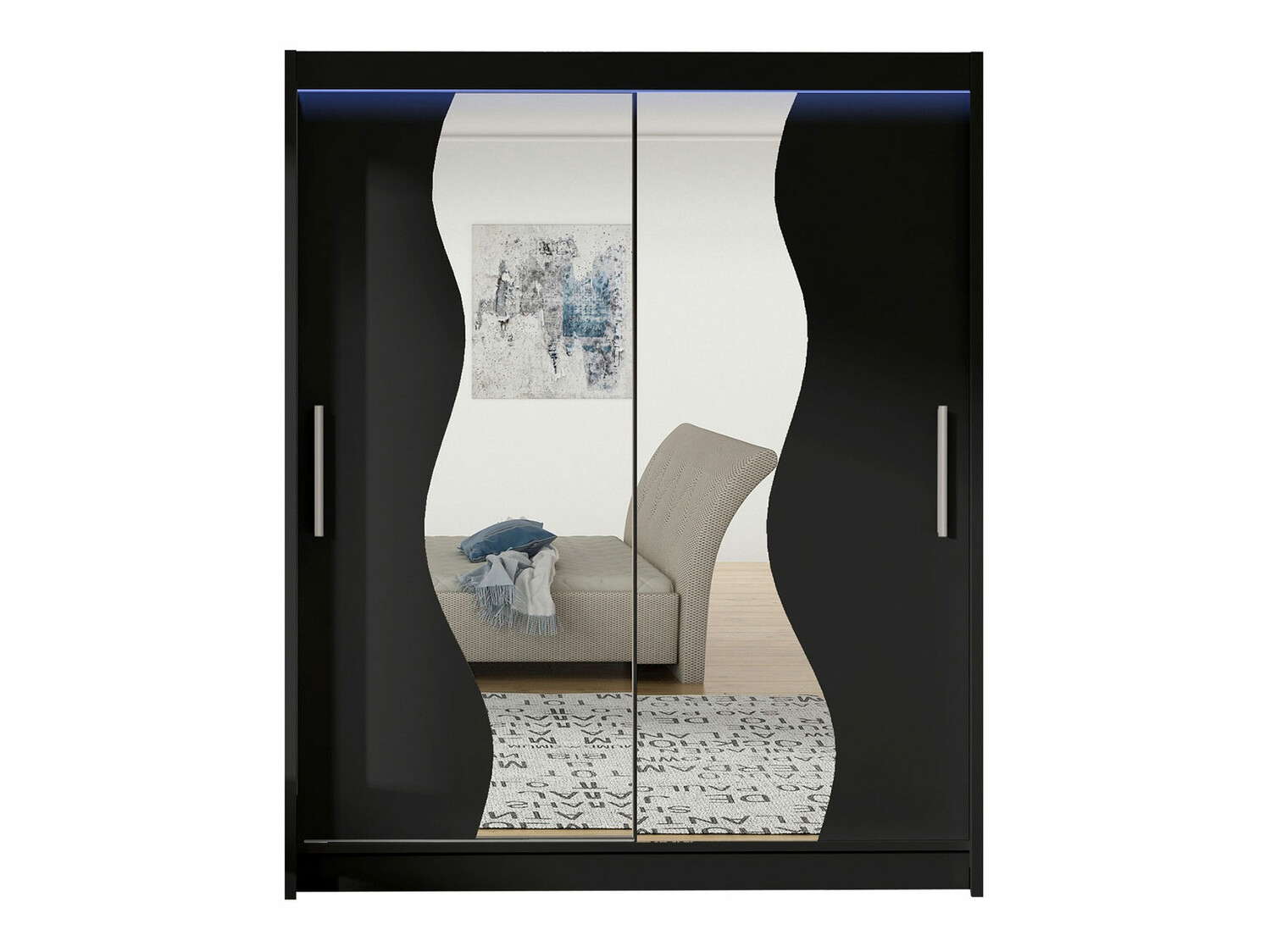 Gardróbszekrény Closico Camera S (Fekete)