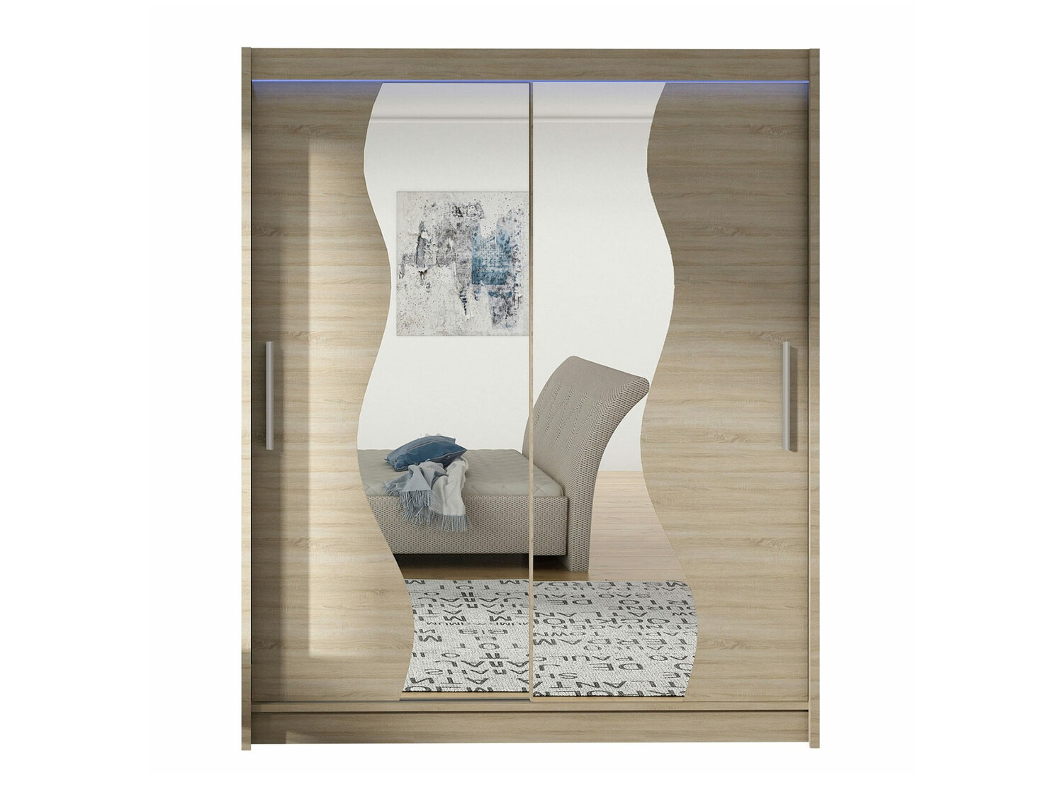 Gardróbszekrény Closico Camera S (Sonoma tölgy)