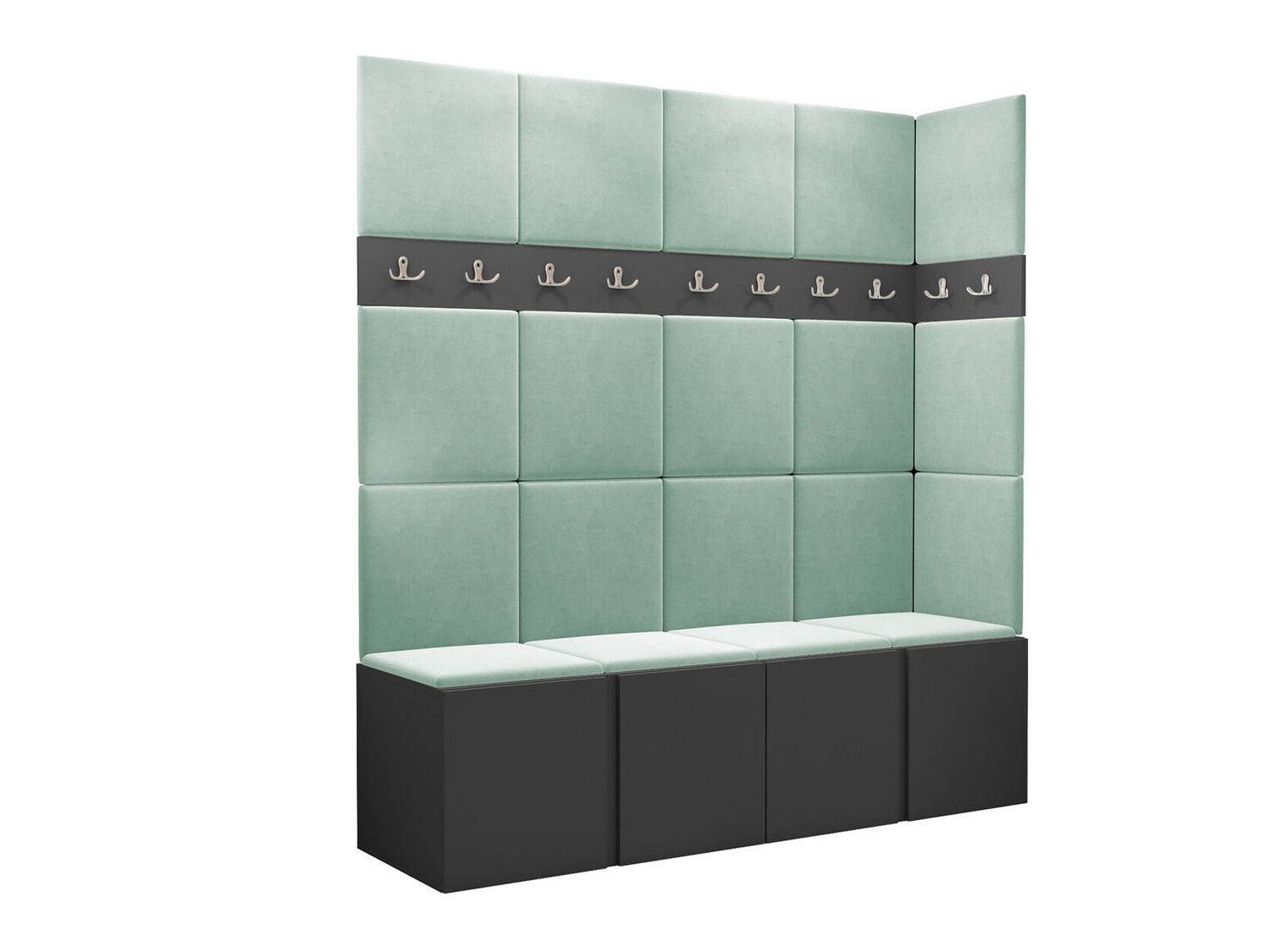 Előszoba garnitúra Hartford 265 (Grafit)