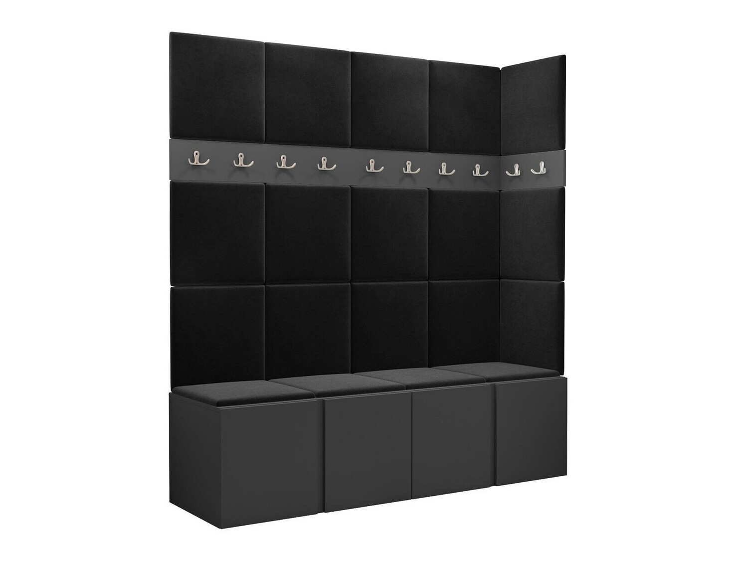 Előszoba garnitúra Hartford 265 (Grafit)