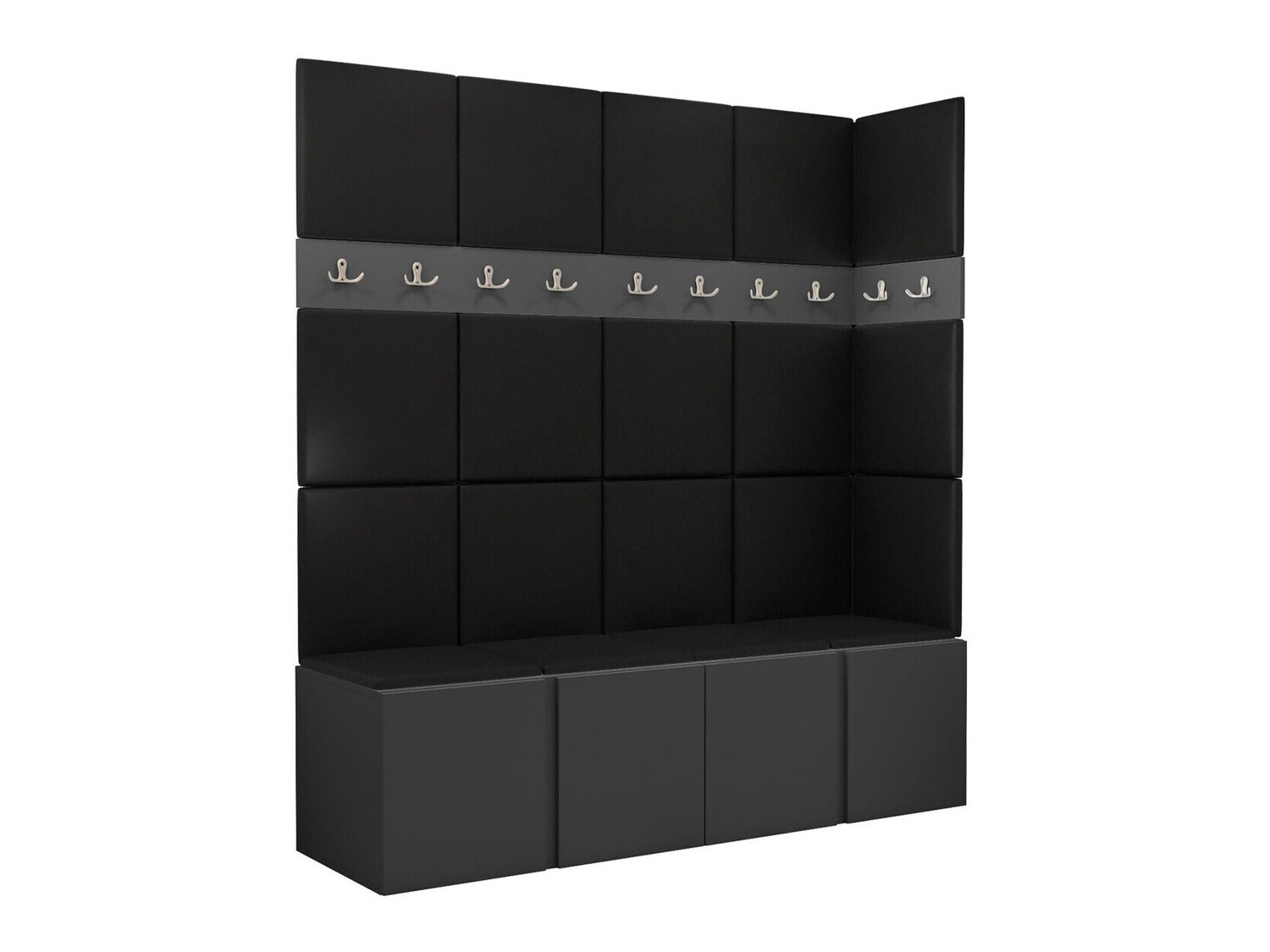 Előszoba garnitúra Hartford 265 (Grafit)