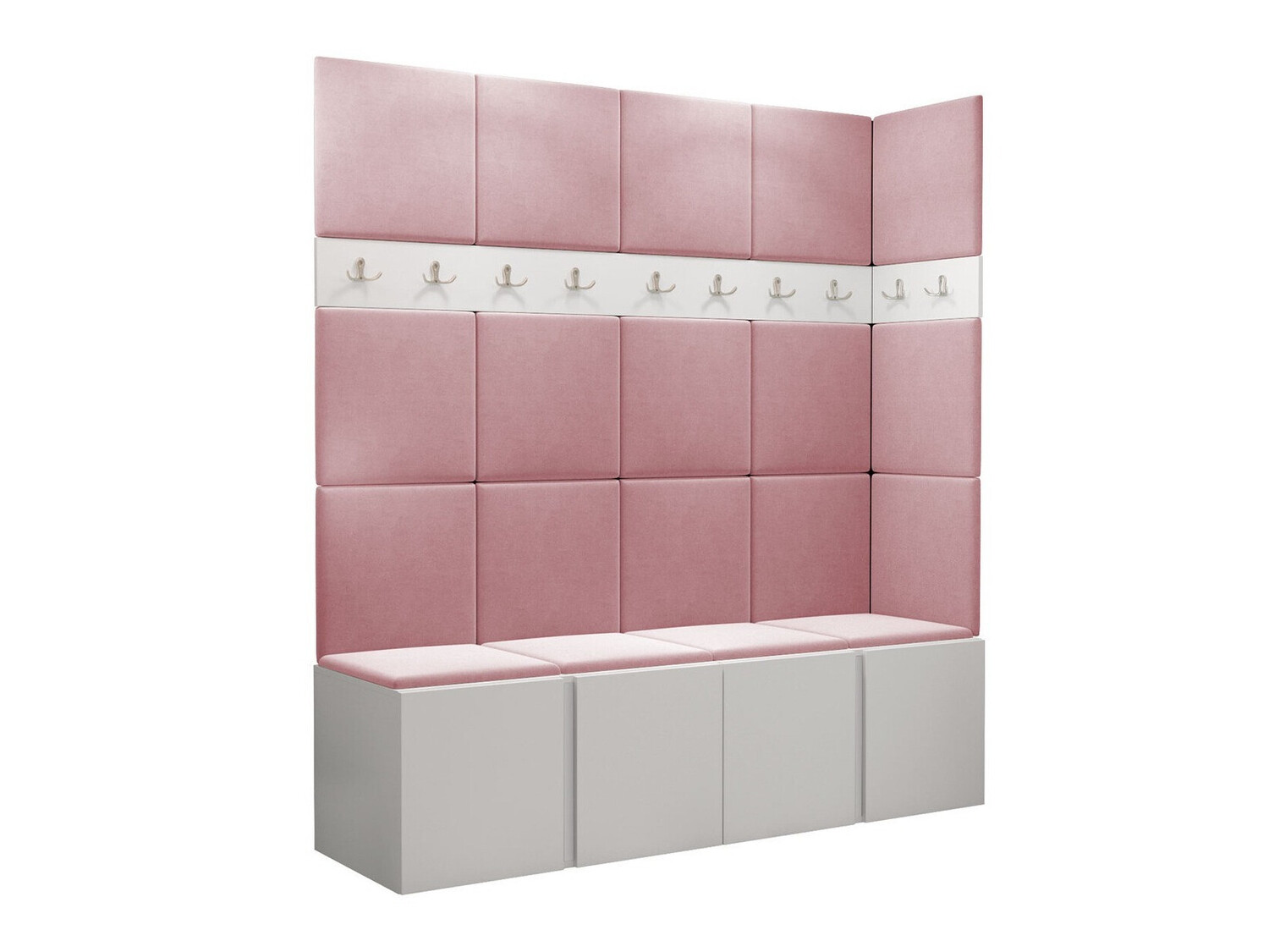 Előszoba garnitúra Pinis II (Fehér)