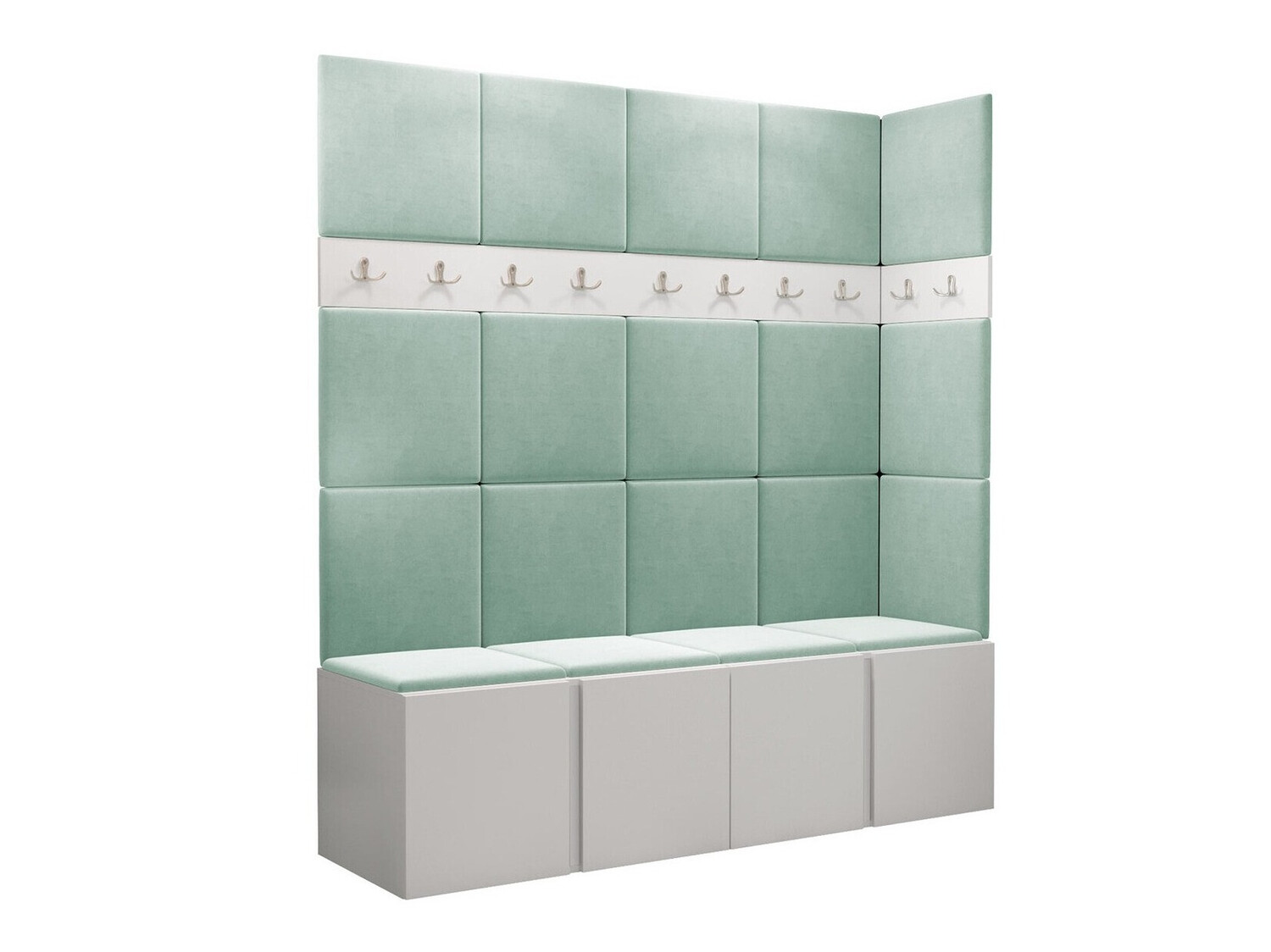 Előszoba garnitúra Pinis II (Fehér)