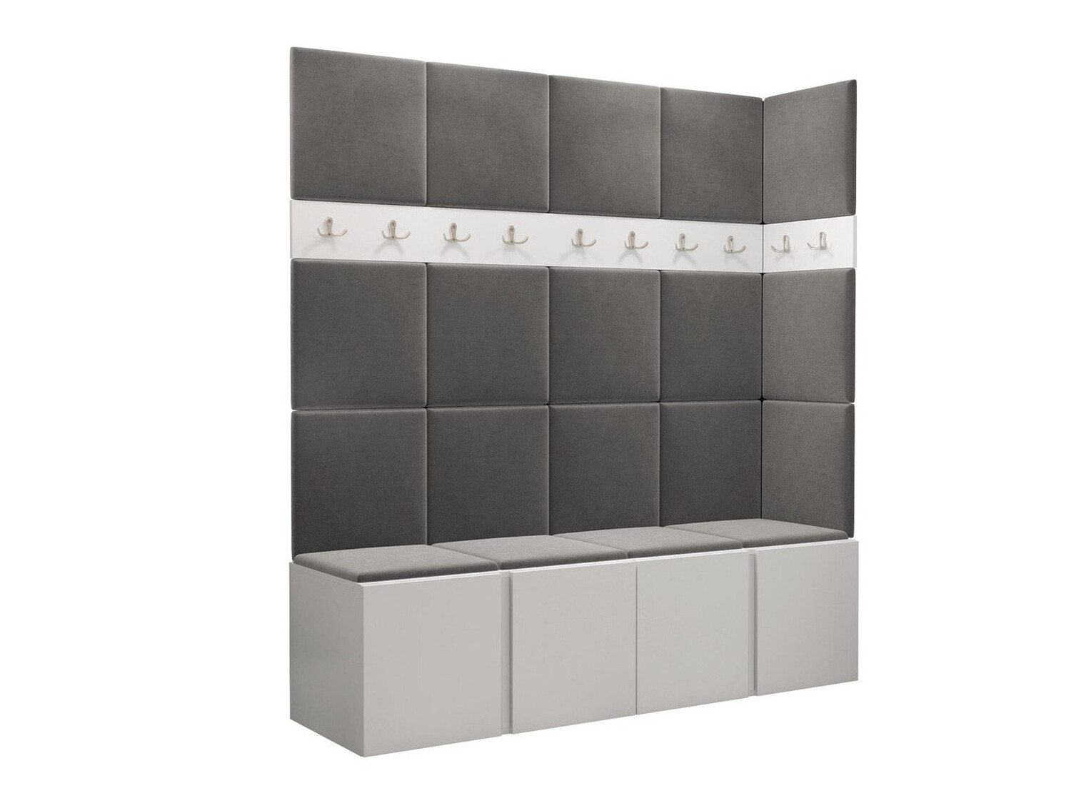 Előszoba garnitúra Pinis II (Fehér)