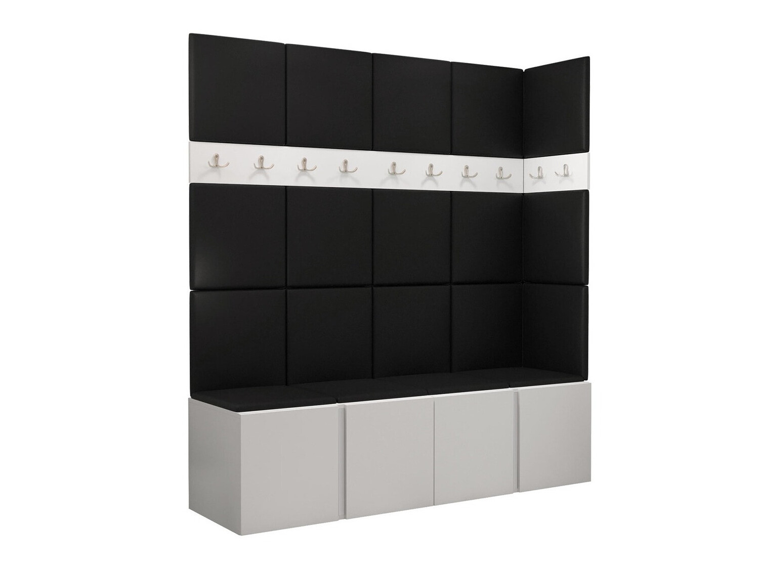 Előszoba garnitúra Pinis II (Fehér)