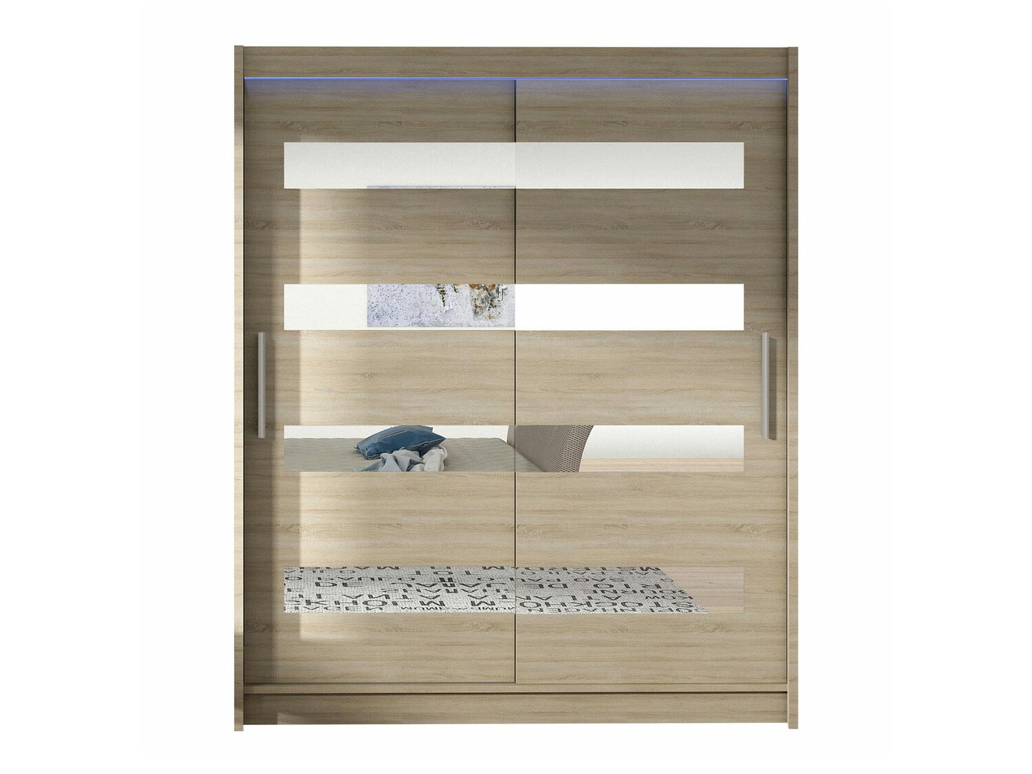 Gardróbszekrény Closico Camera XIII (Sonoma tölgy)