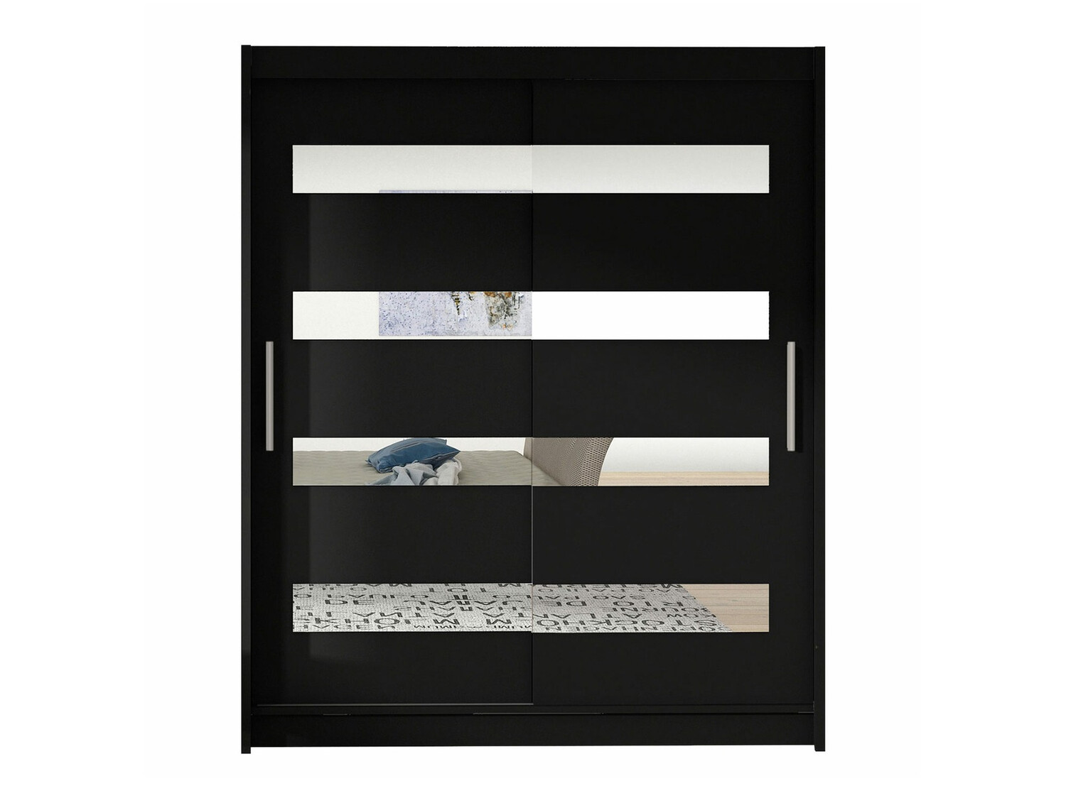 Gardróbszekrény Closico Camera XIII (Fekete)