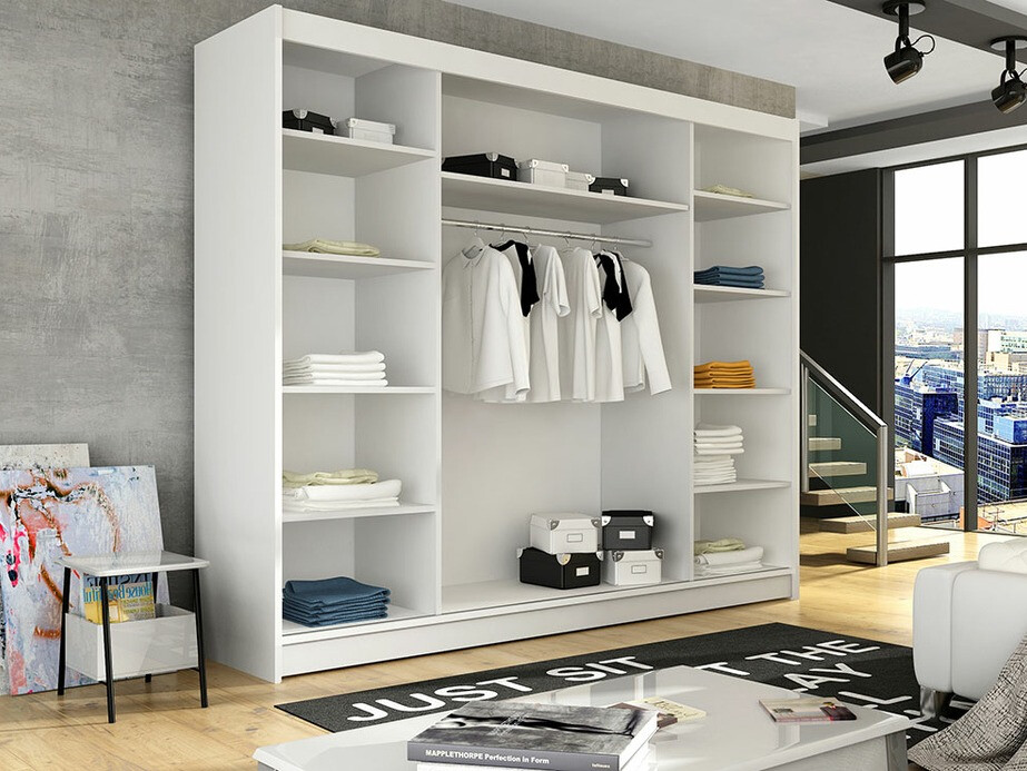 Gardróbszekrény Closico Ordo IV (Fehér)