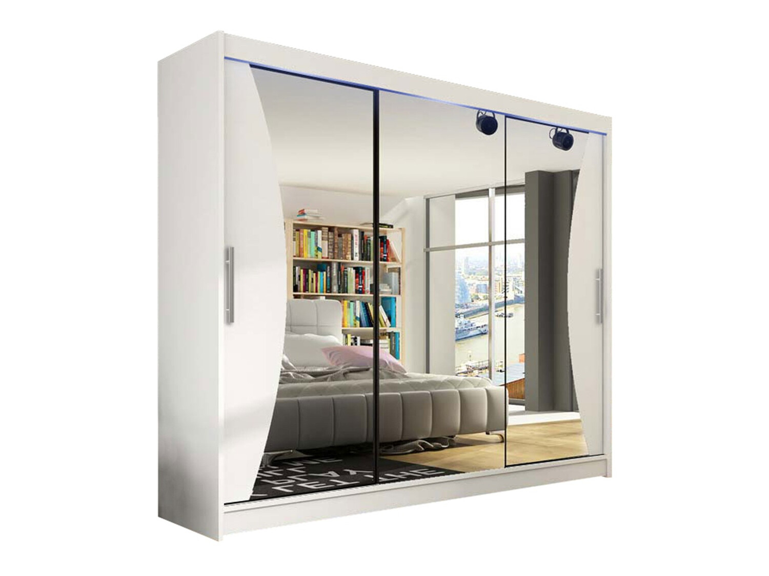 Gardróbszekrény Closico Ordo IV (Fehér)