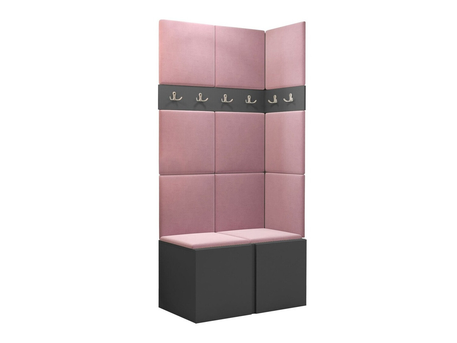 Előszoba garnitúra Hartford 264 (Grafit)