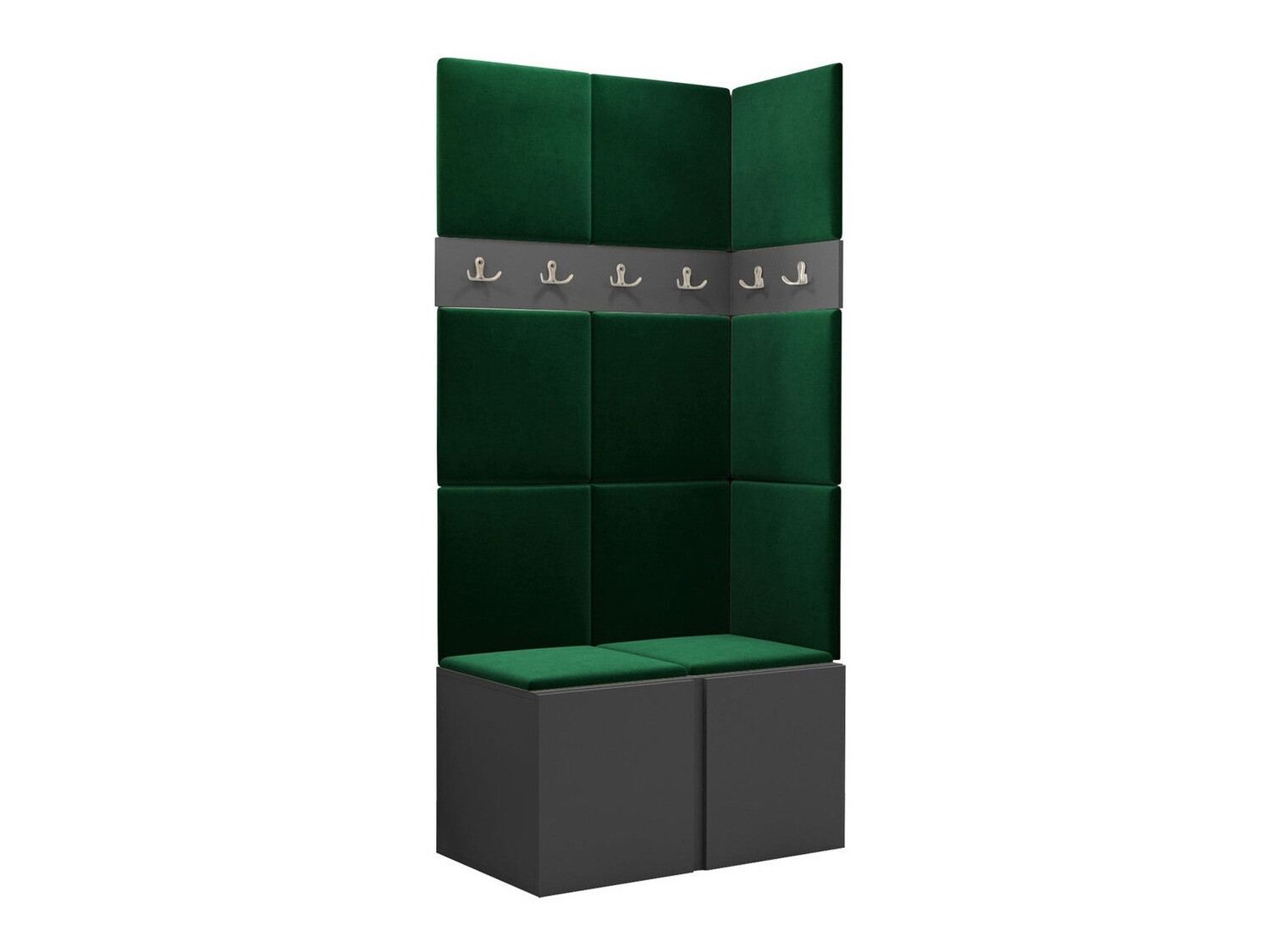 Előszoba garnitúra Hartford 264 (Grafit)