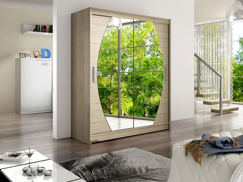 Gardróbszekrény Closico Camera VIII (Sonoma tölgy)