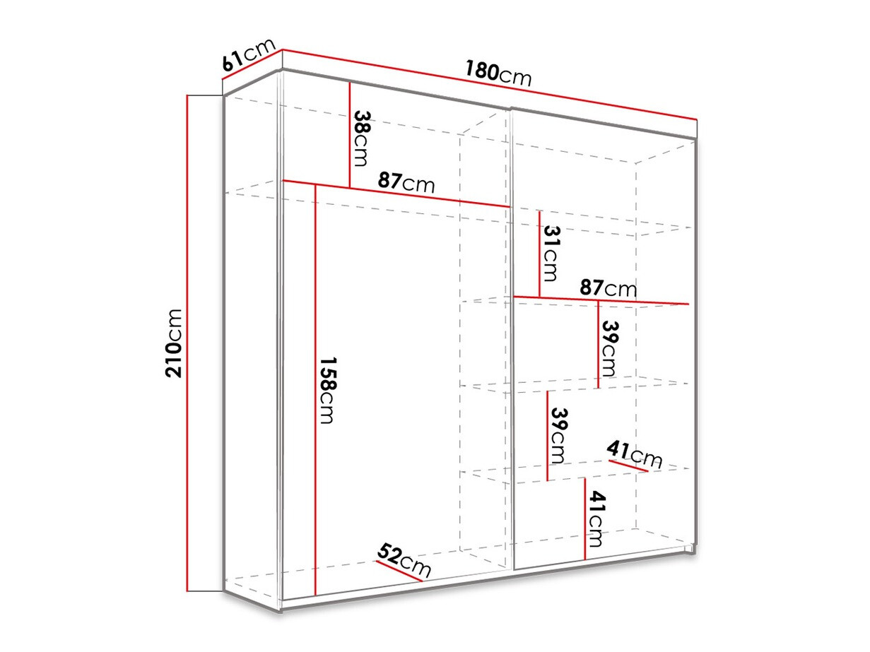 Gardróbszekrény Melvele 106