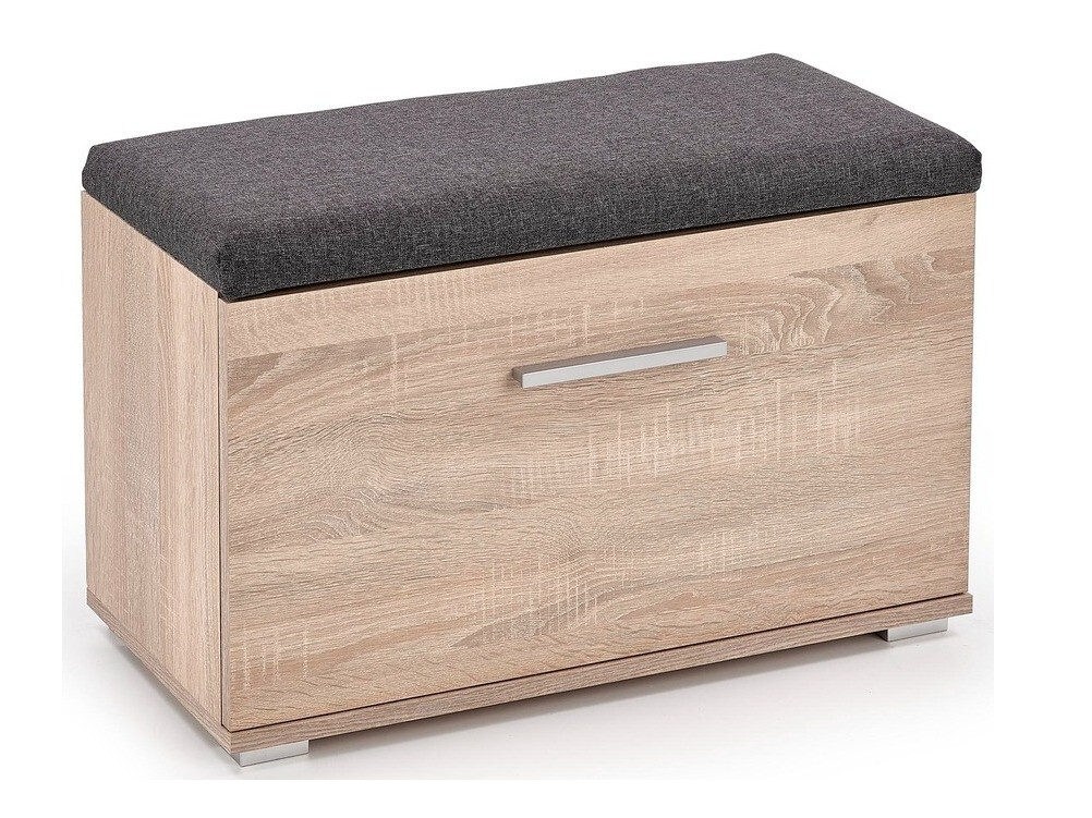 Cipőtároló Cirveso 117 (Sonoma tölgy + Szürke)