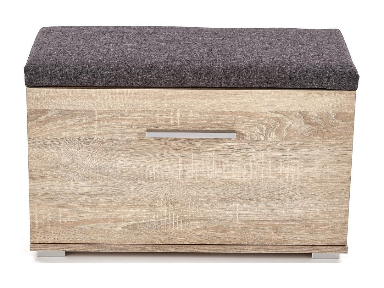 Cipőtároló Cirveso 117 (Sonoma tölgy + Szürke)