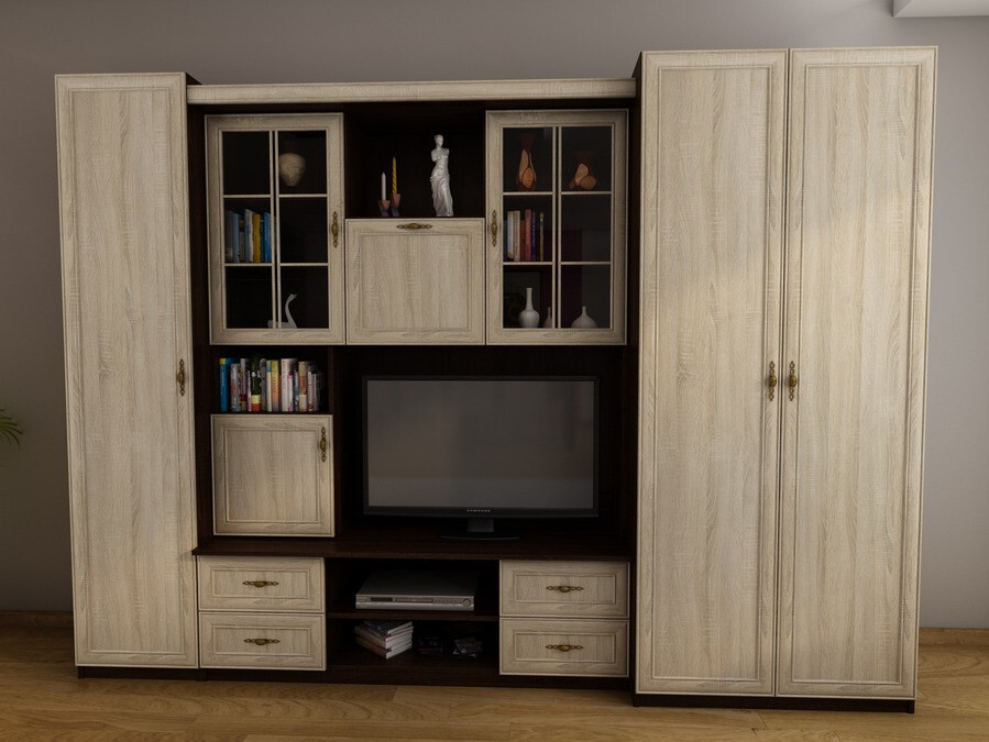 Nappali szett Lexington 102 (Sonoma tölgy + sötét Sonoma tölgy)