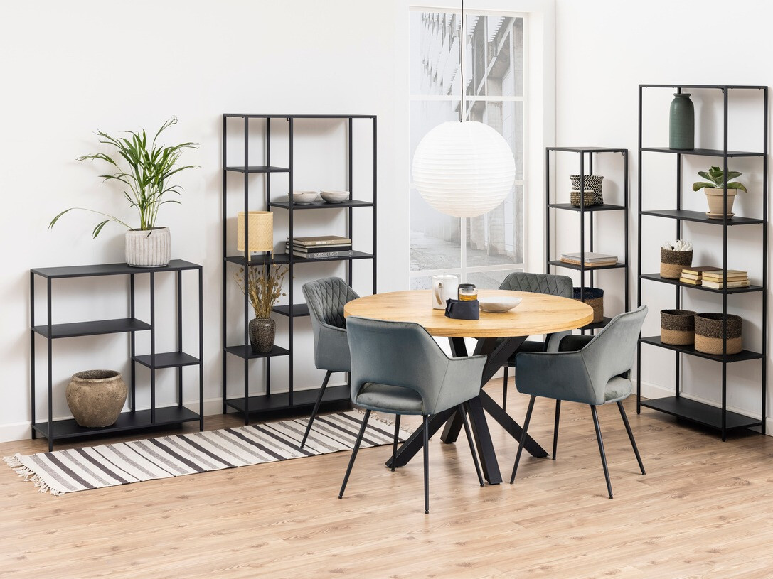 Könyvespolc Norsica Teruva 103 (Fekete)