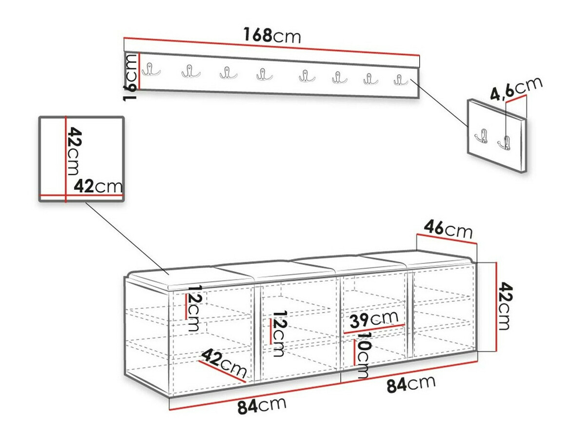 Előszoba garnitúra Hartford 276 (Manila 09)