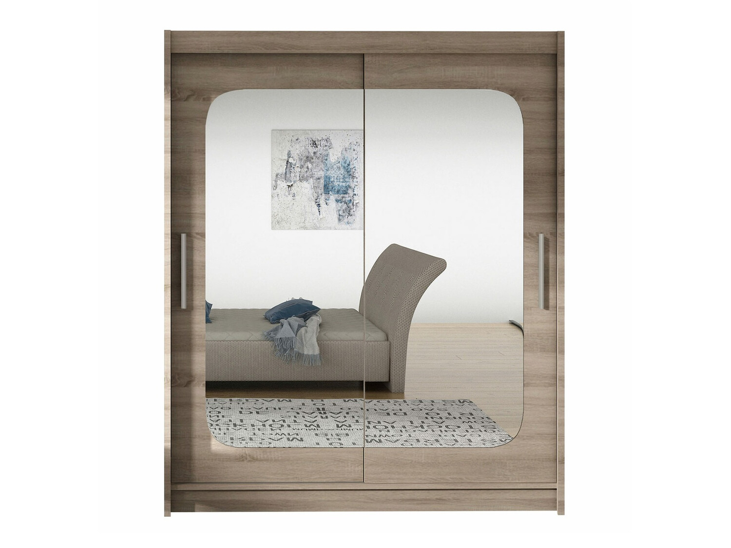 Gardróbszekrény Closico 135 (Triufel tölgy)