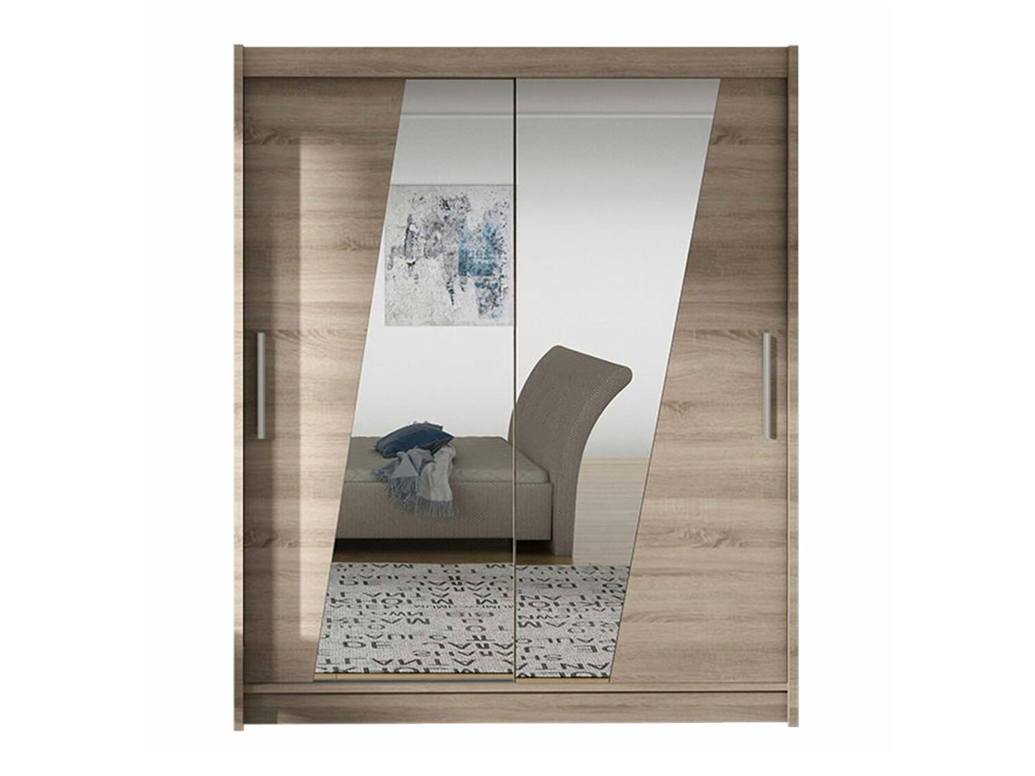 Gardróbszekrény Closico 155 (Triufel tölgy)