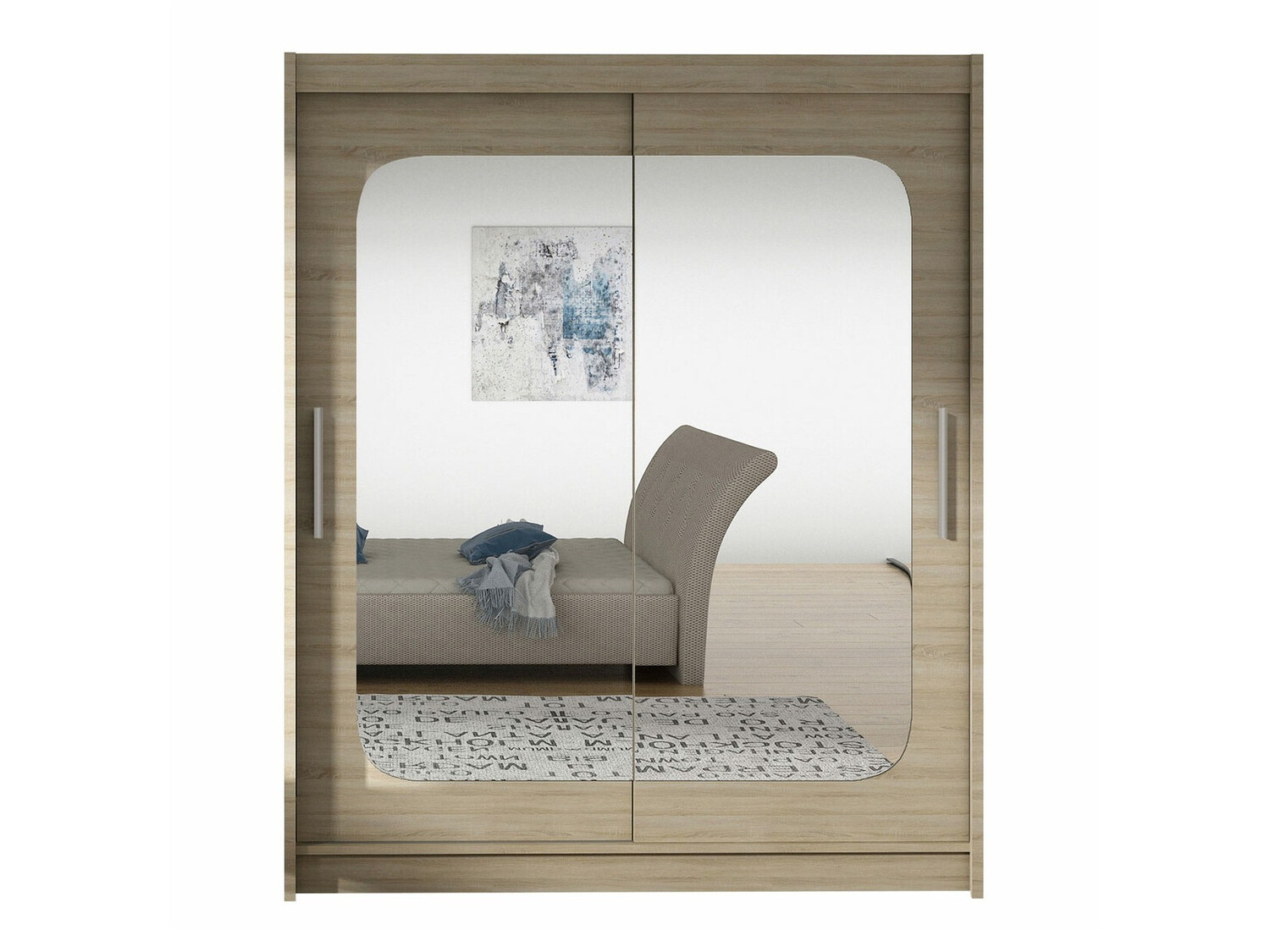 Gardróbszekrény Closico Camera XII (Sonoma tölgy)