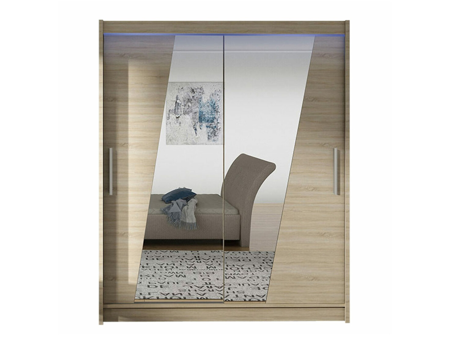 Gardróbszekrény Closico Camera XIV (Sonoma tölgy)