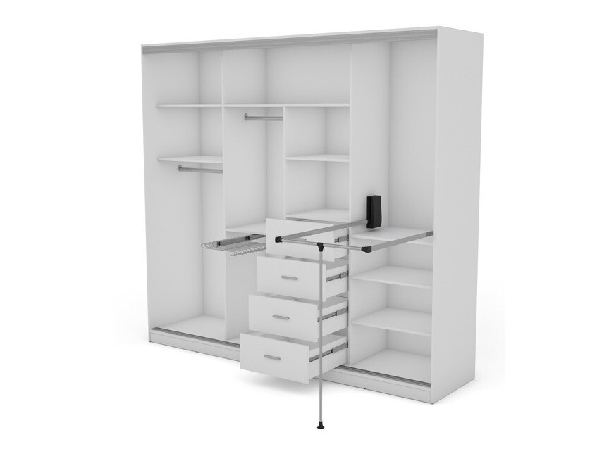 Gardróbszekrény Lexington 150 (Fehér)